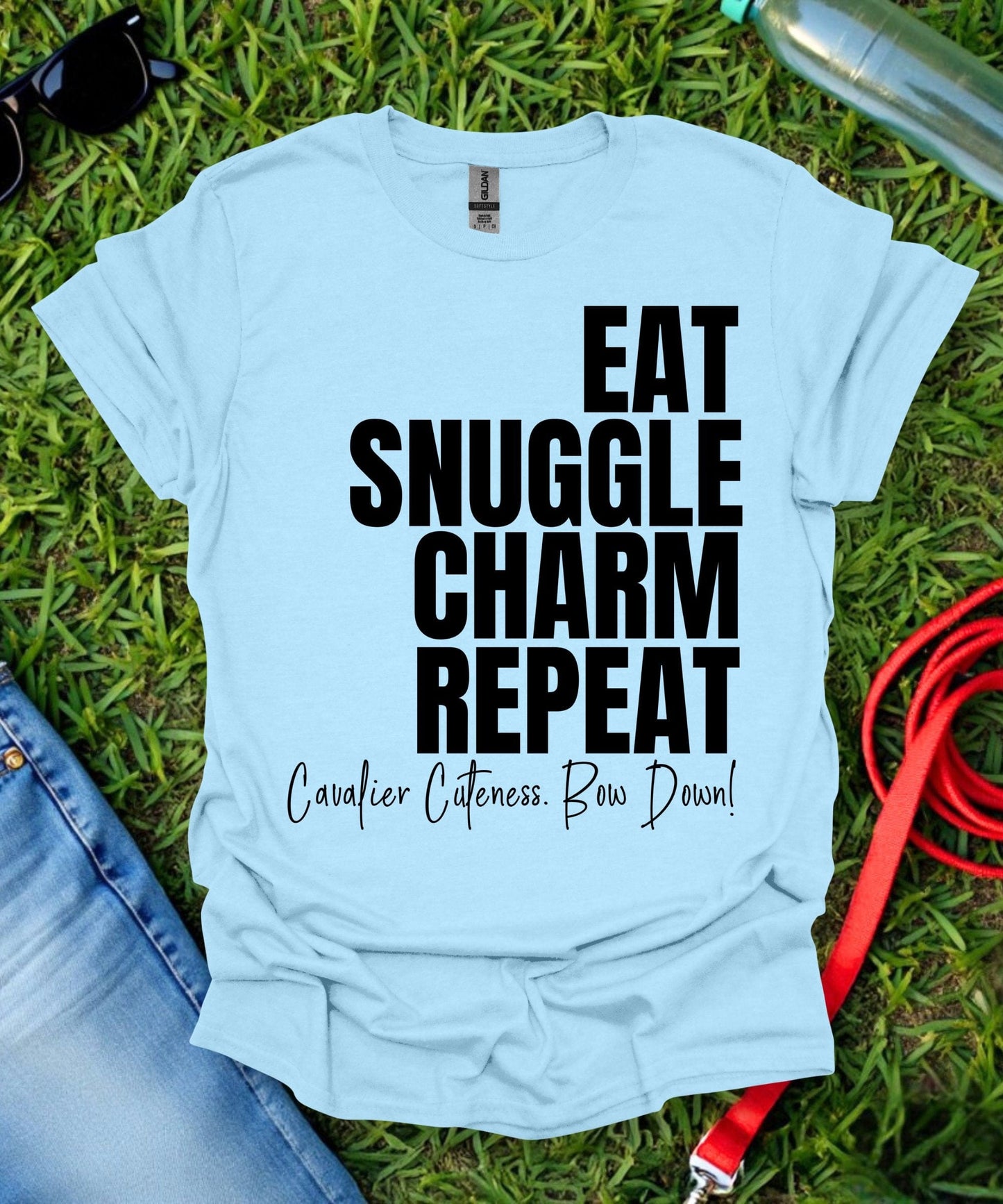 Eat Snuggle Charm Repeat Cavalier T-Shirt
