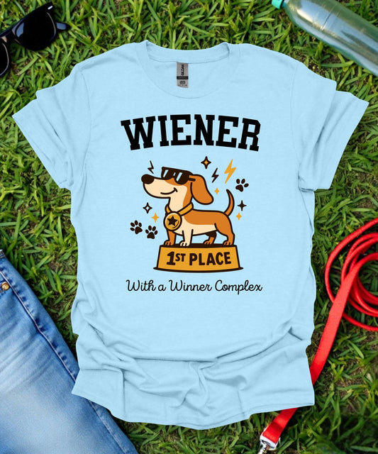 Wiener With a Winner T-Shirt