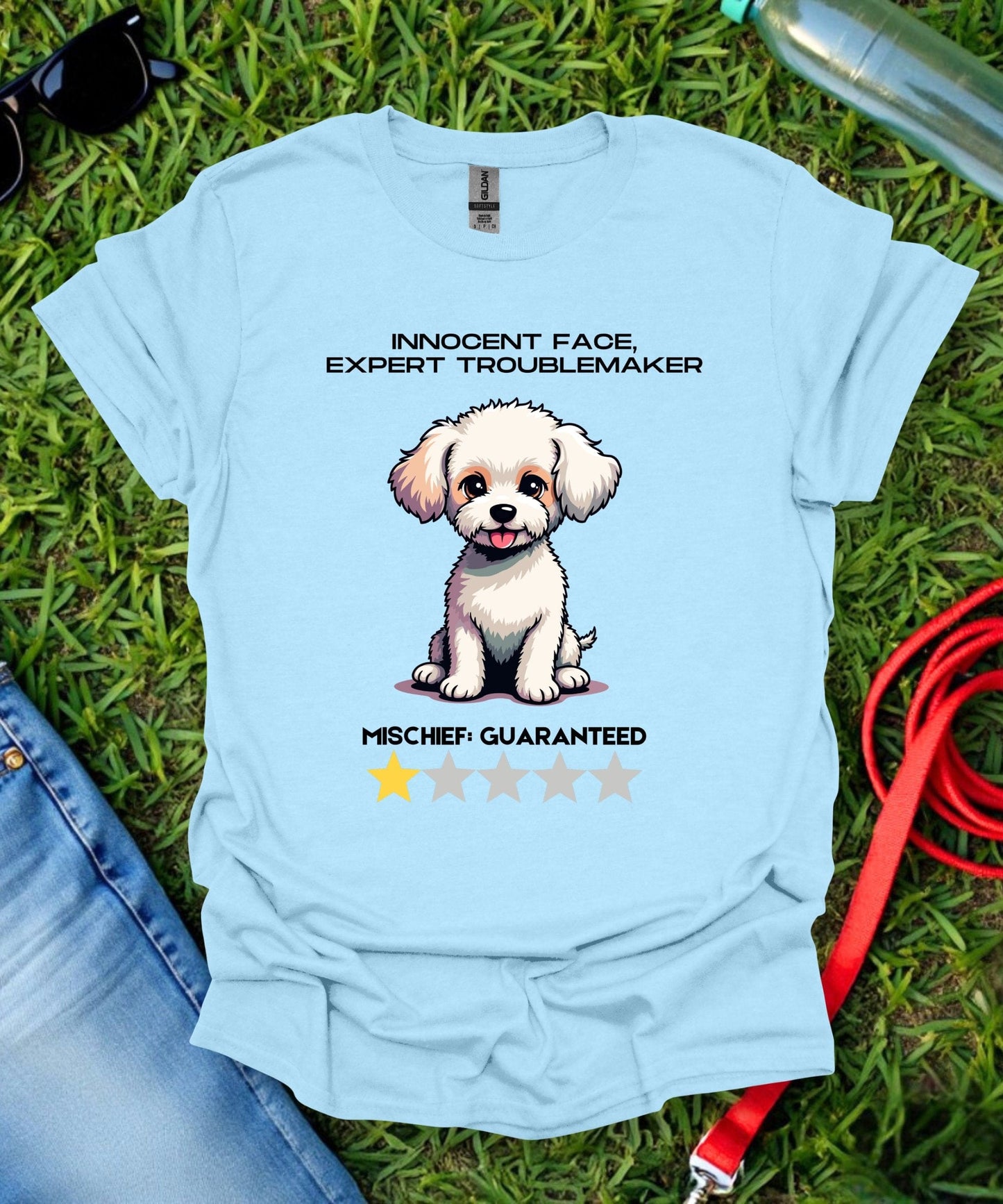 One Star Bichon Review T-Shirt