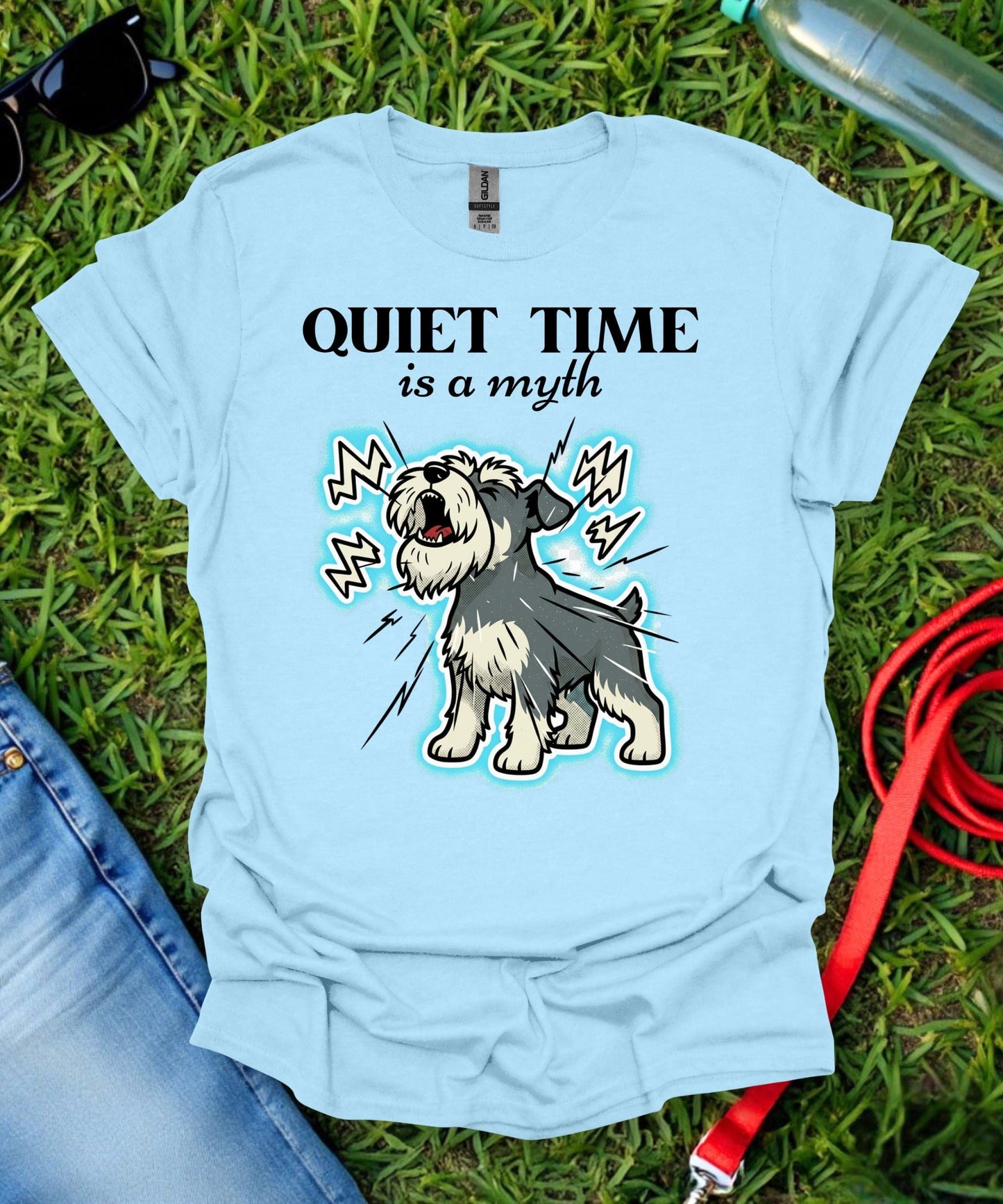 Schnauzer Quiet Time Myth T-Shirt