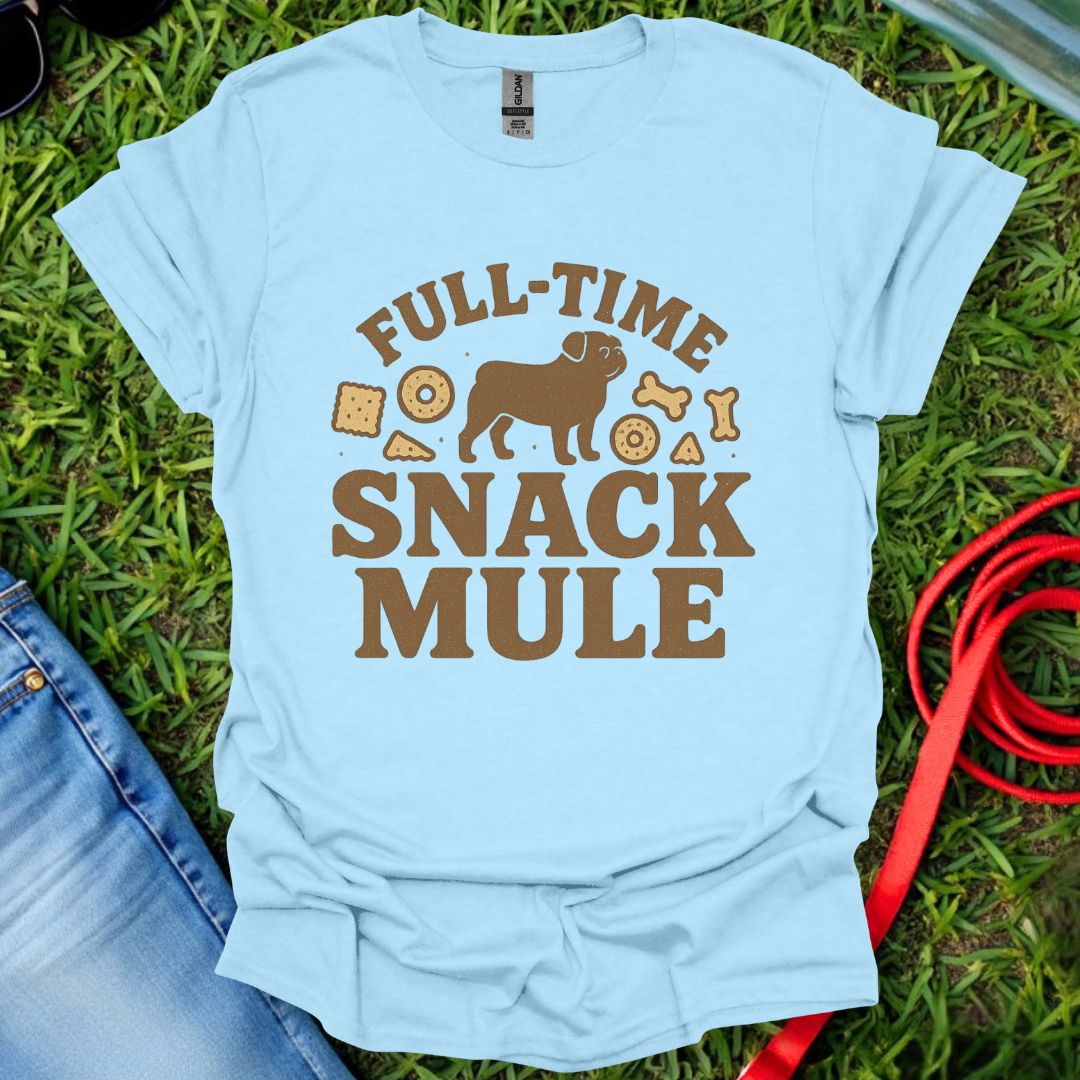 Pug Snack Mule T-Shirt