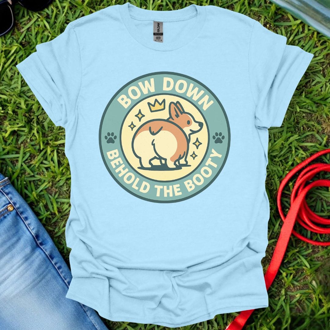 Corgi Bow Down T-Shirt