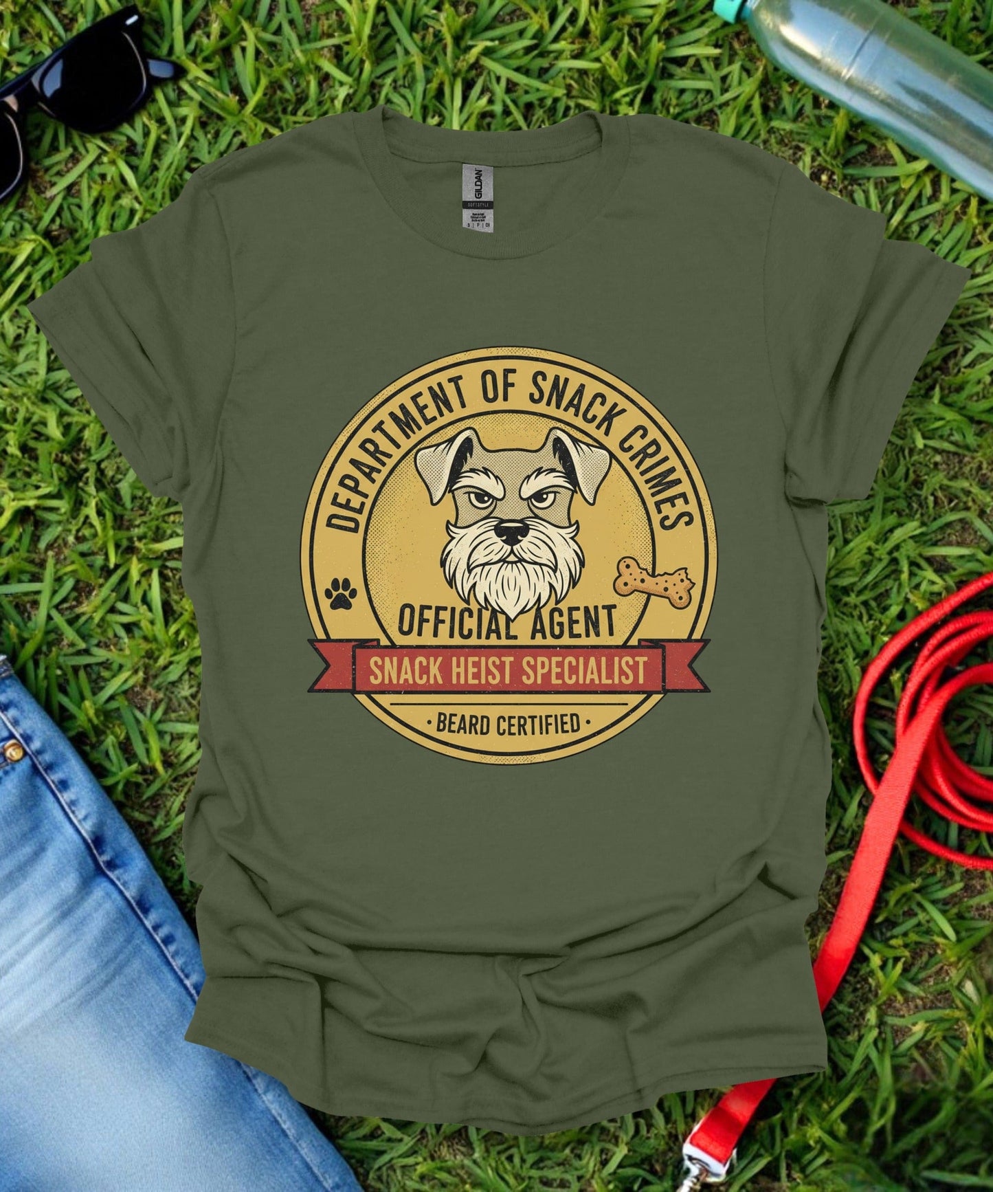 Schnauzer Snack Heist Specialist T-Shirt