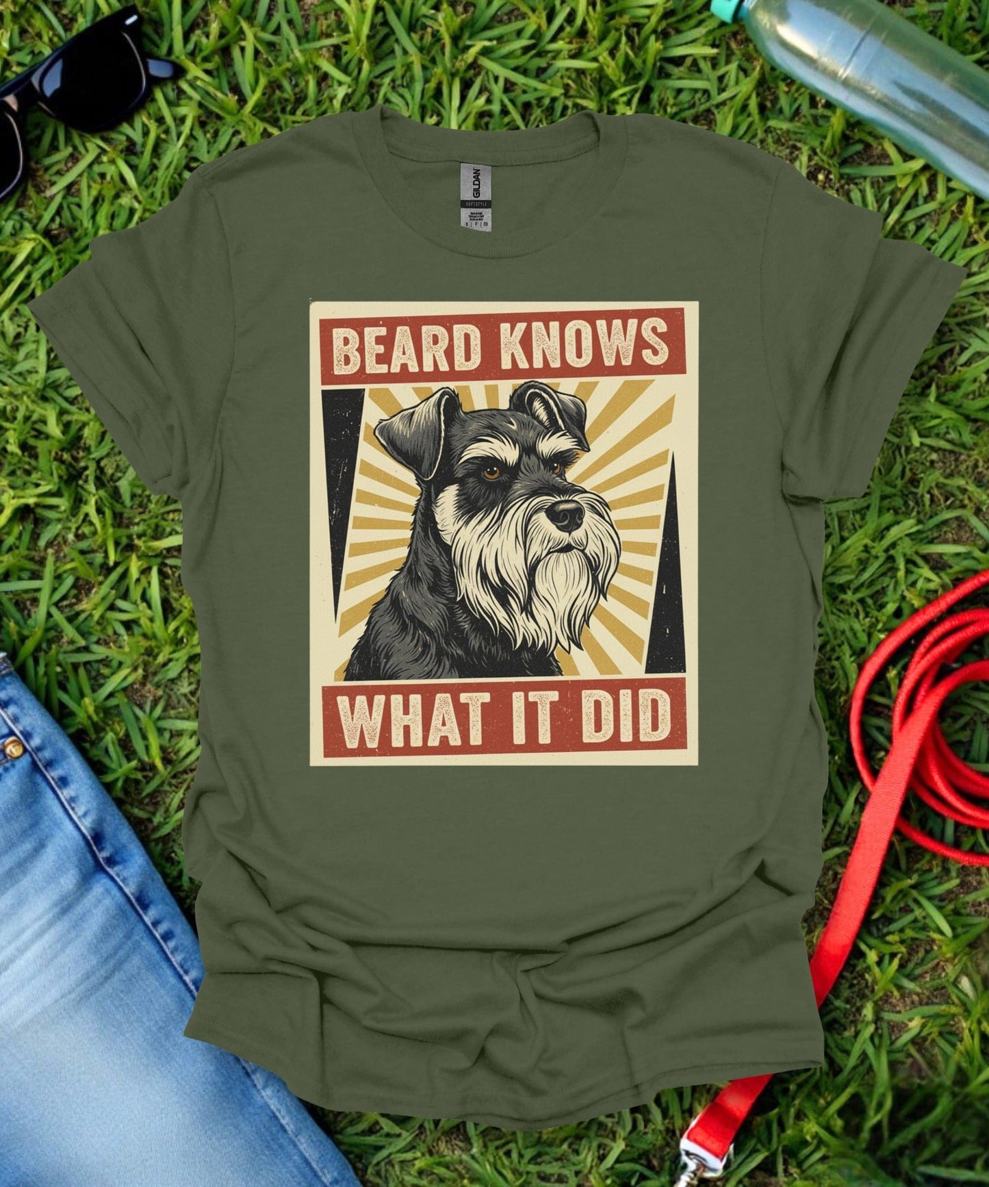 Schnauzer Beard Knows T-Shirt
