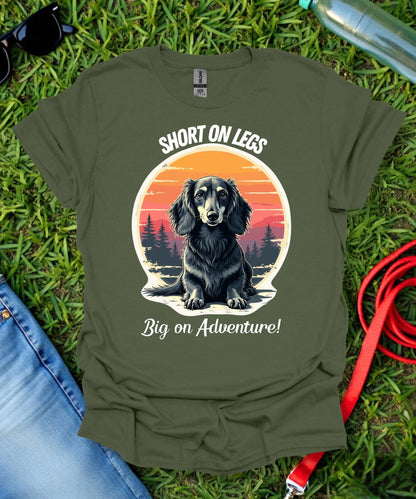 Adventure Dachshund (Long haired) T-Shirt