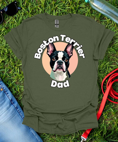 Boston Terrier Dad T-Shirt