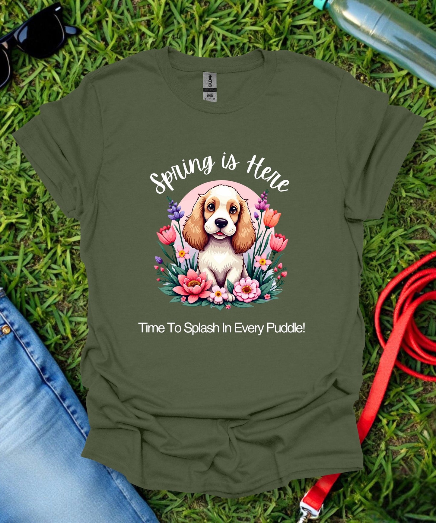 Spaniel Springtime T-Shirt