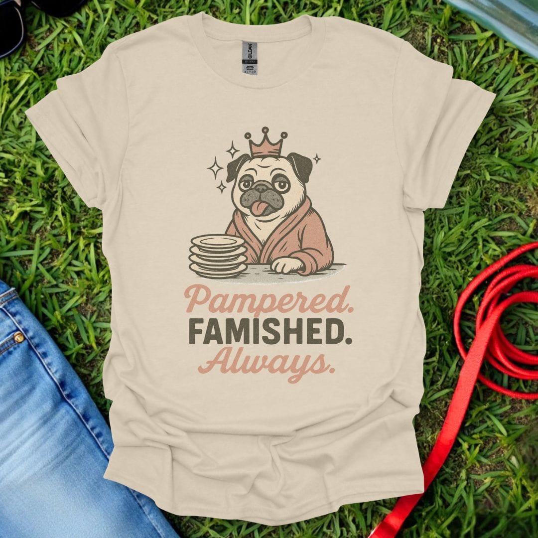 Pampered Pug T-Shirt