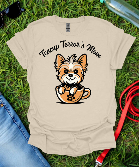 Teacup Terror Mom T-Shirt