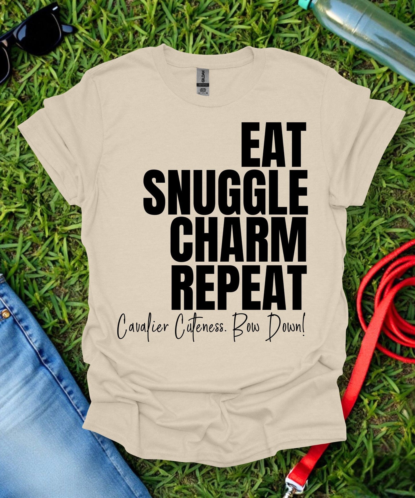 Eat Snuggle Charm Repeat Cavalier T-Shirt