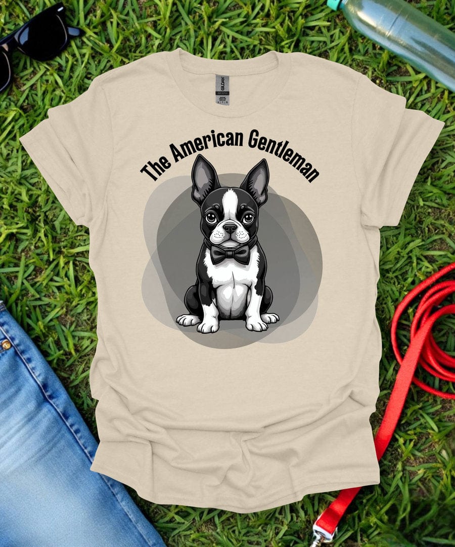 American Gentleman Boston Terrier T-Shirt