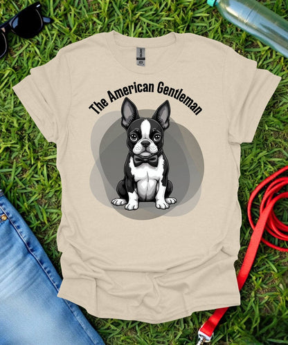American Gentleman Boston Terrier T-Shirt