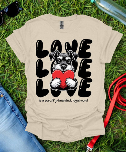Mini Schnauzer Love T-Shirt