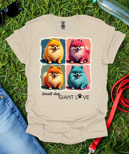 Giant Love Pomeranian T-Shirt