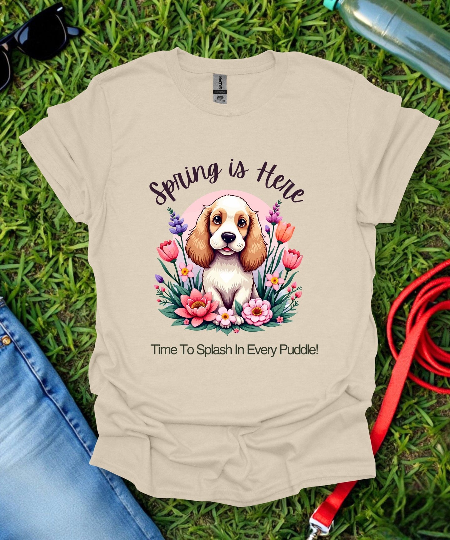 Spaniel Springtime T-Shirt