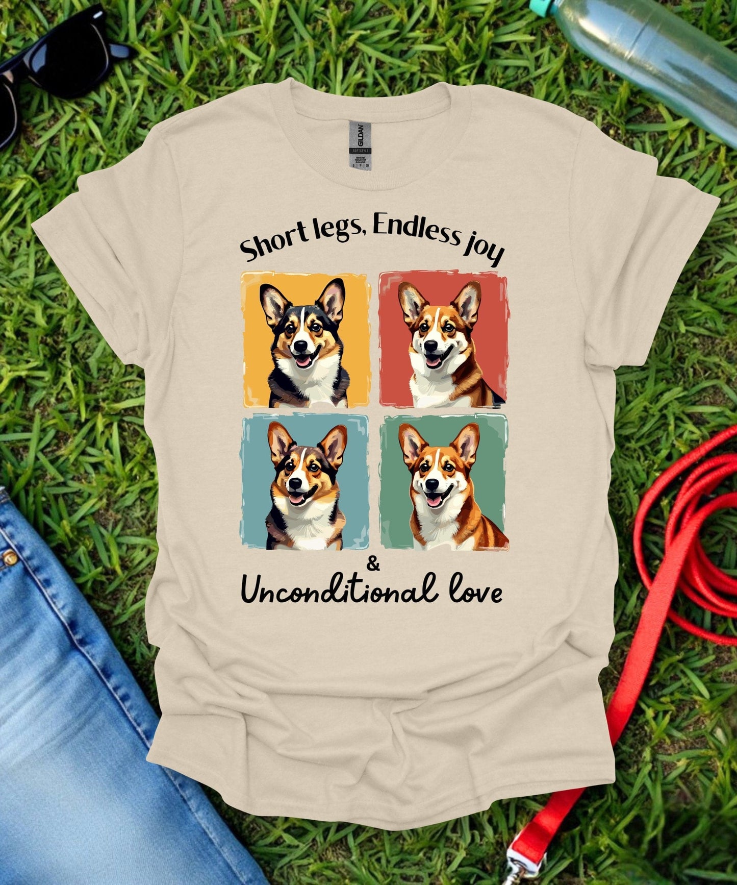 Short Legs, Endless Joy Corgi T-Shirt