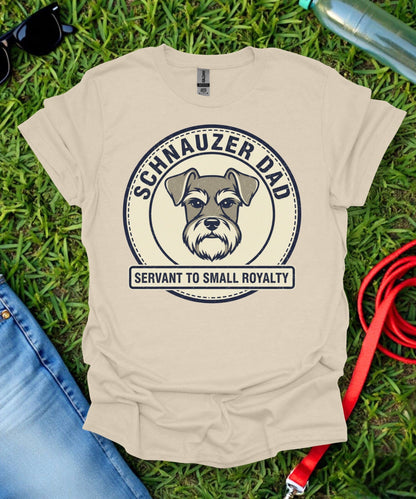 Schnauzer Dad Servant T-Shirt