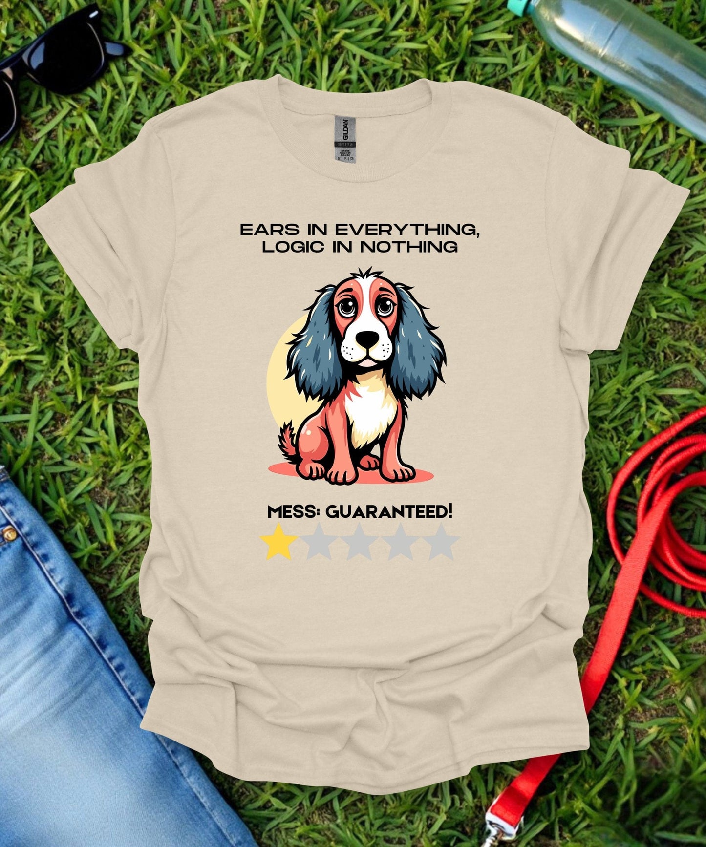 One Star Cocker Spaniel Review T-Shirt