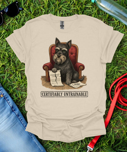 Certifiably Schnauzer T-Shirt