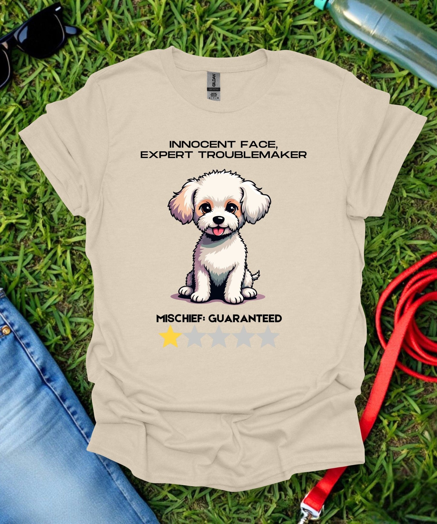 One Star Bichon Review T-Shirt