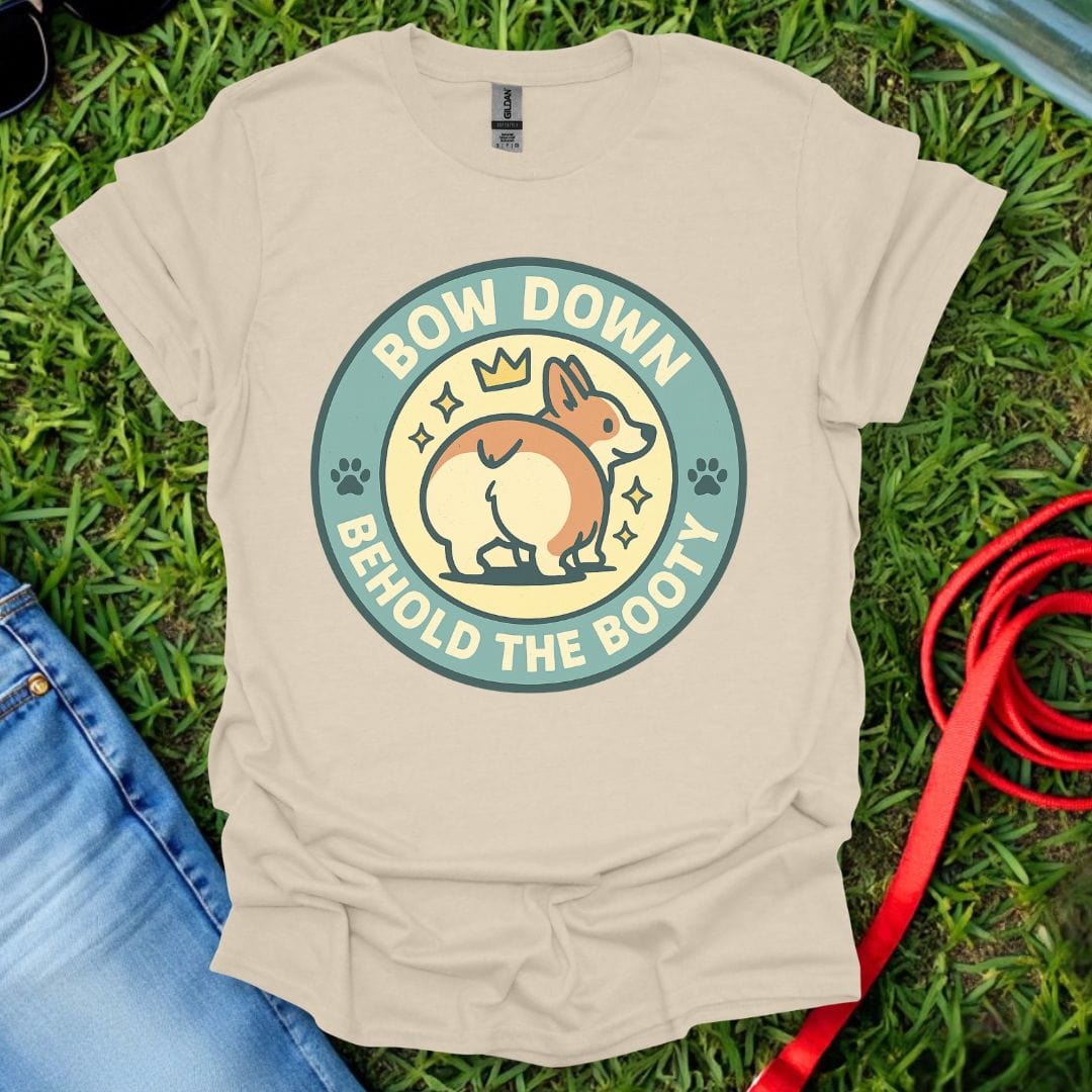 Corgi Bow Down T-Shirt