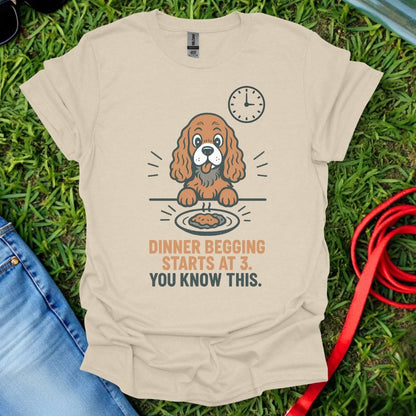 Cocker Spaniel Begging T-Shirt