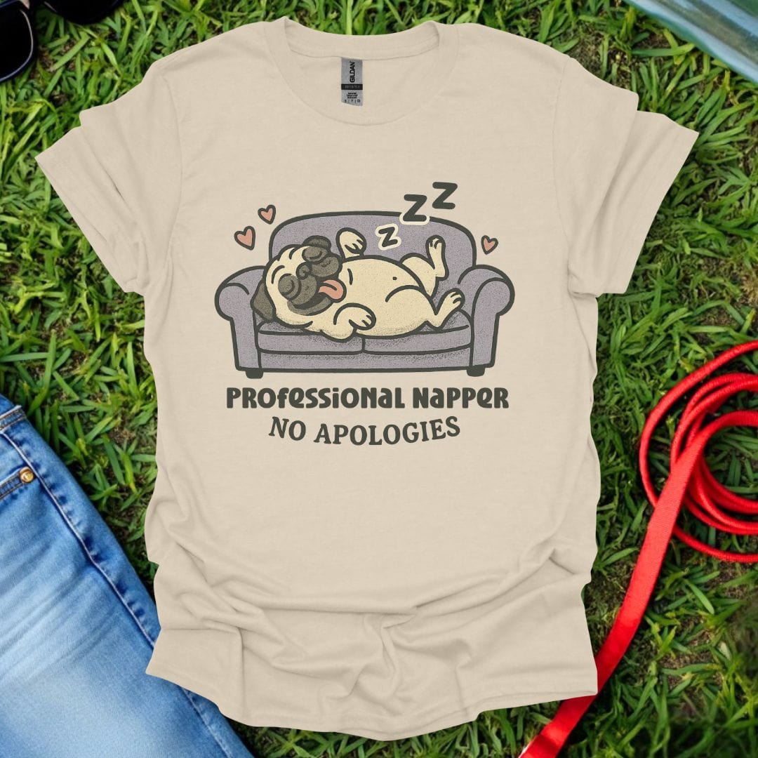 No Apologies Pug T-Shirt