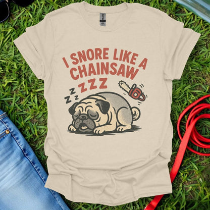 Pug Chainsaw T-Shirt