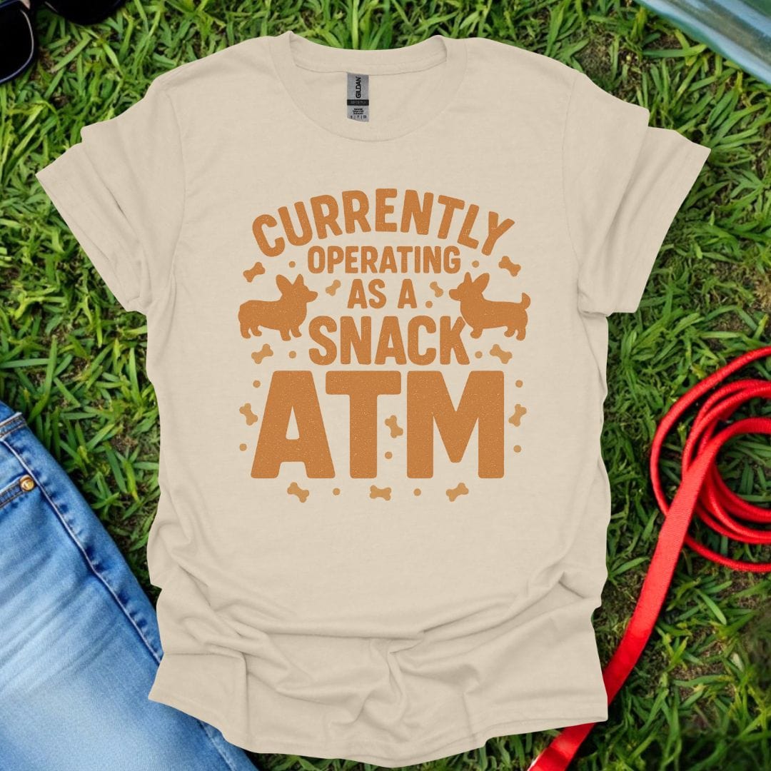 Corgi Snack ATM T-Shirt