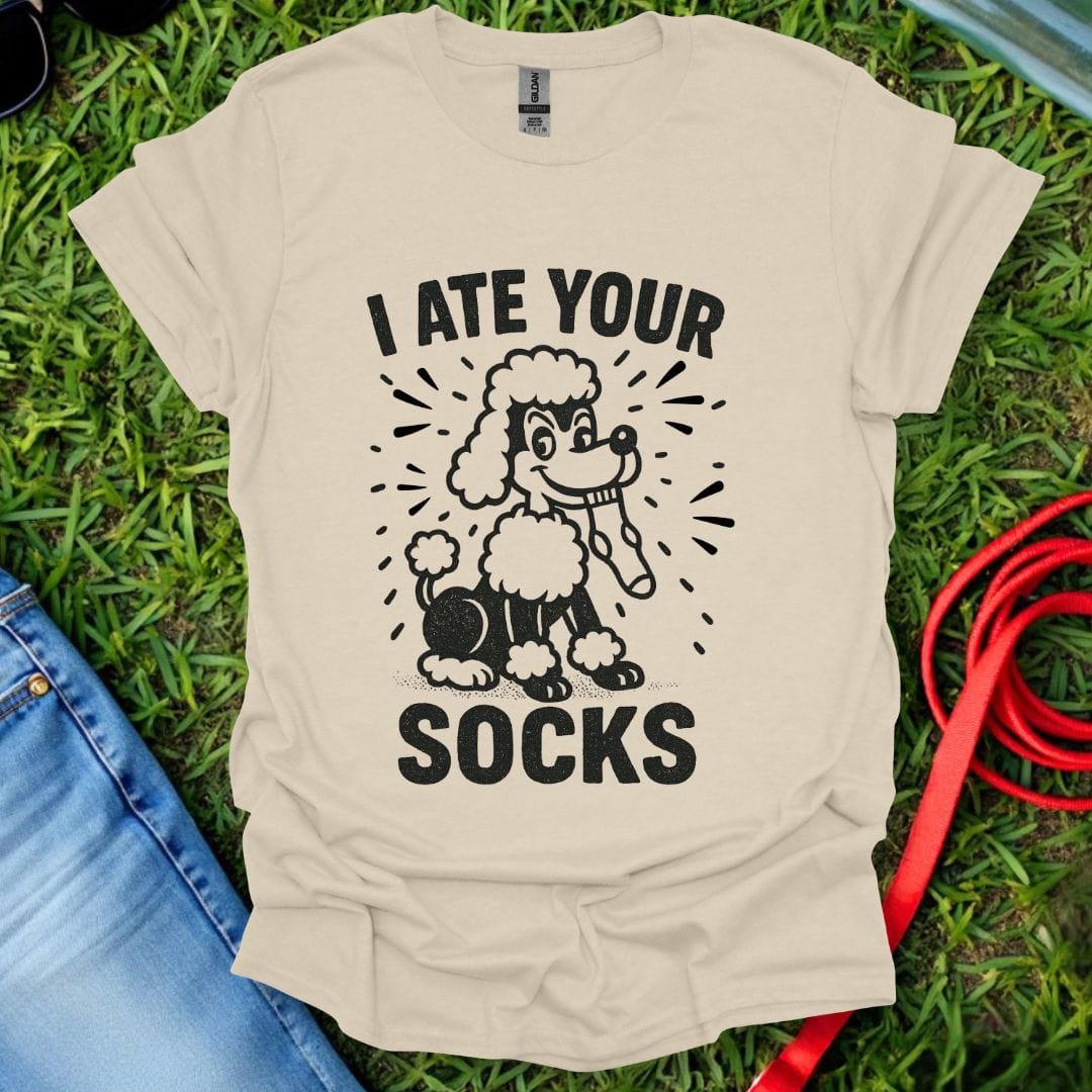 Poodle Ate Socks T-Shirt