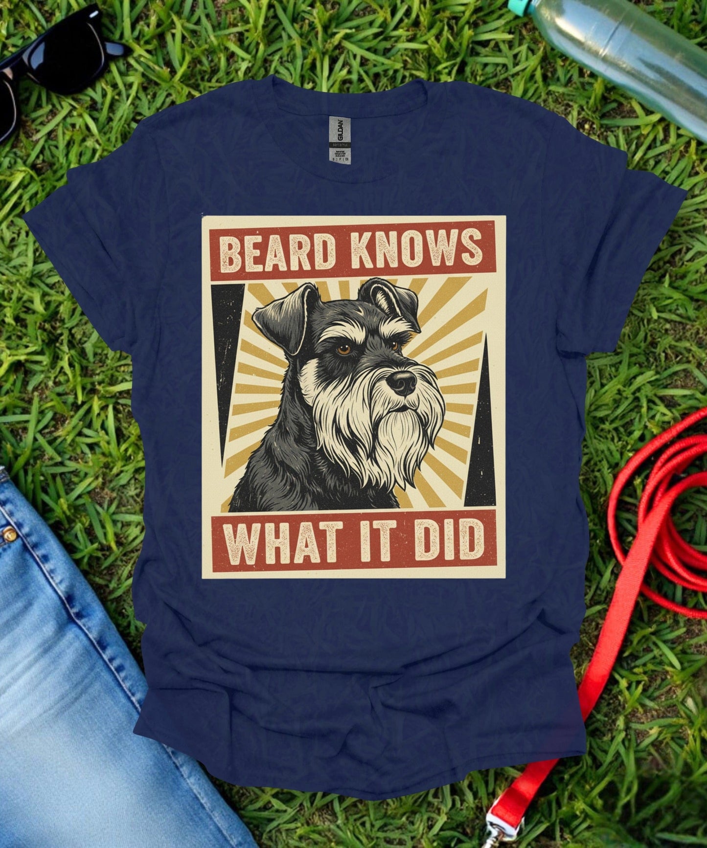Schnauzer Beard Knows T-Shirt