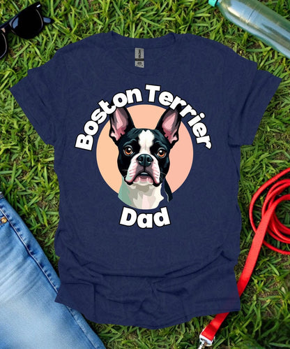 Boston Terrier Dad T-Shirt