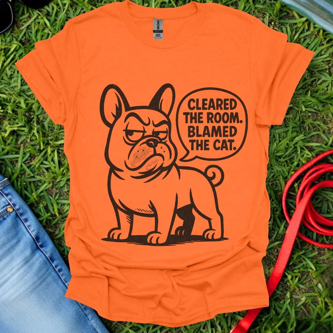 Blame The Cat Frenchie T-Shirt