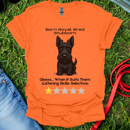 One Star Scottish Terrier Review T-Shirt
