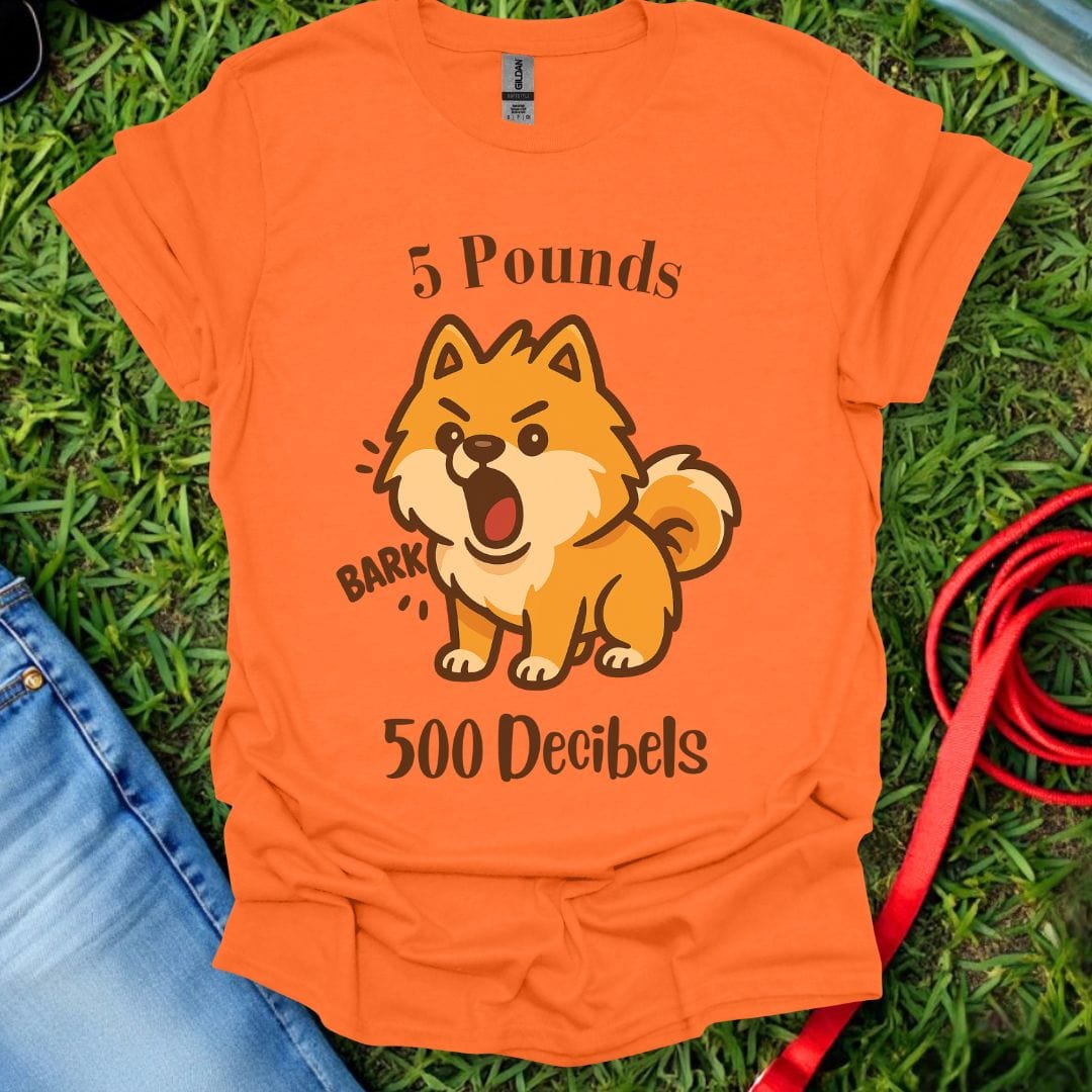 Pomeranian Decibels T-Shirt