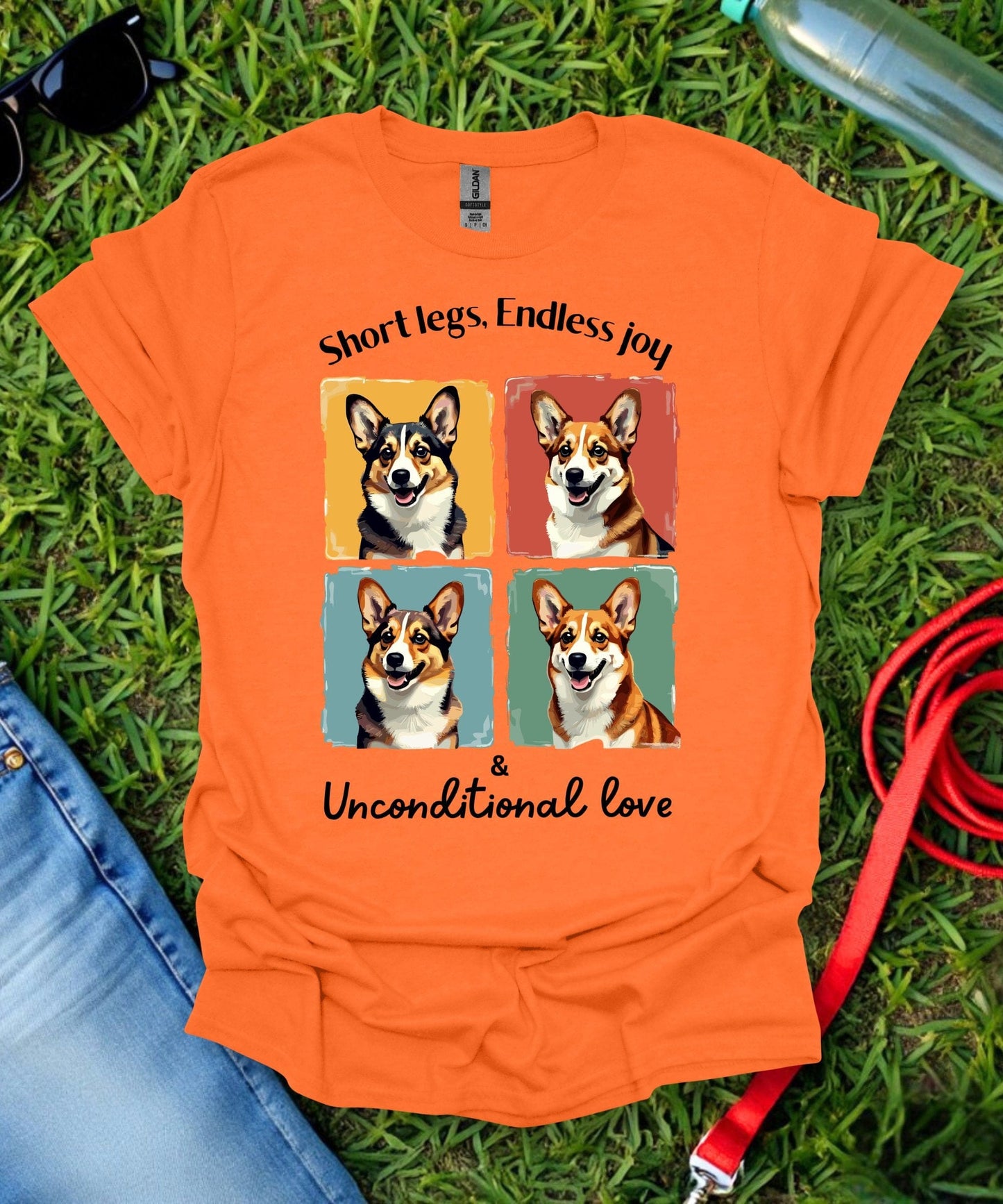 Short Legs, Endless Joy Corgi T-Shirt