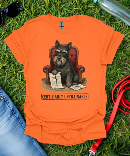 Certifiably Schnauzer T-Shirt
