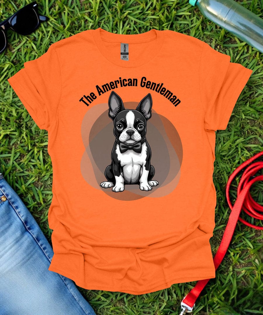 American Gentleman Boston Terrier T-Shirt