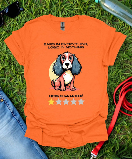 One Star Cocker Spaniel Review T-Shirt