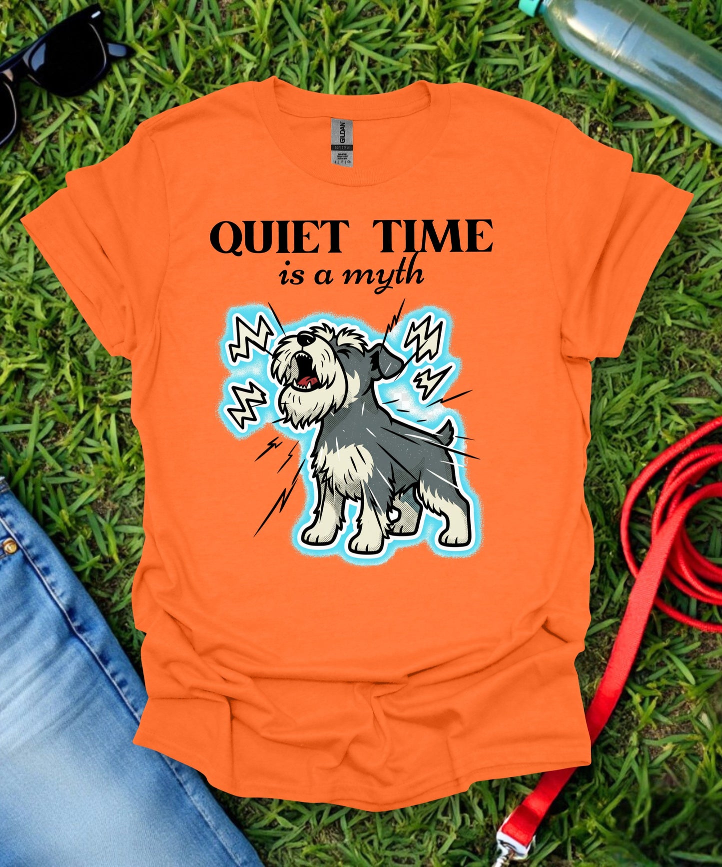 Schnauzer Quiet Time Myth T-Shirt