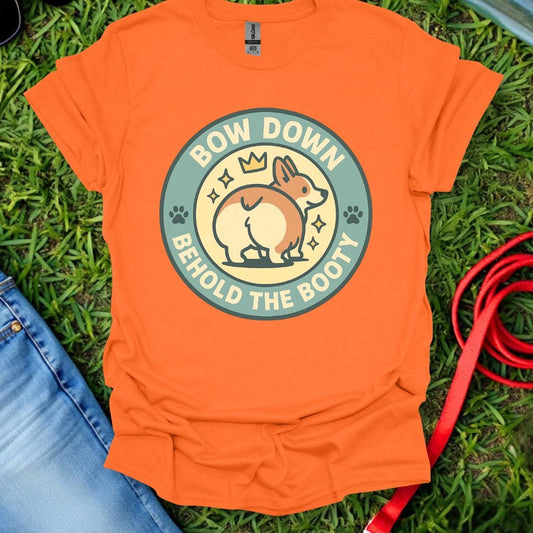 Corgi Bow Down T-Shirt