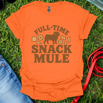 Pug Snack Mule T-Shirt