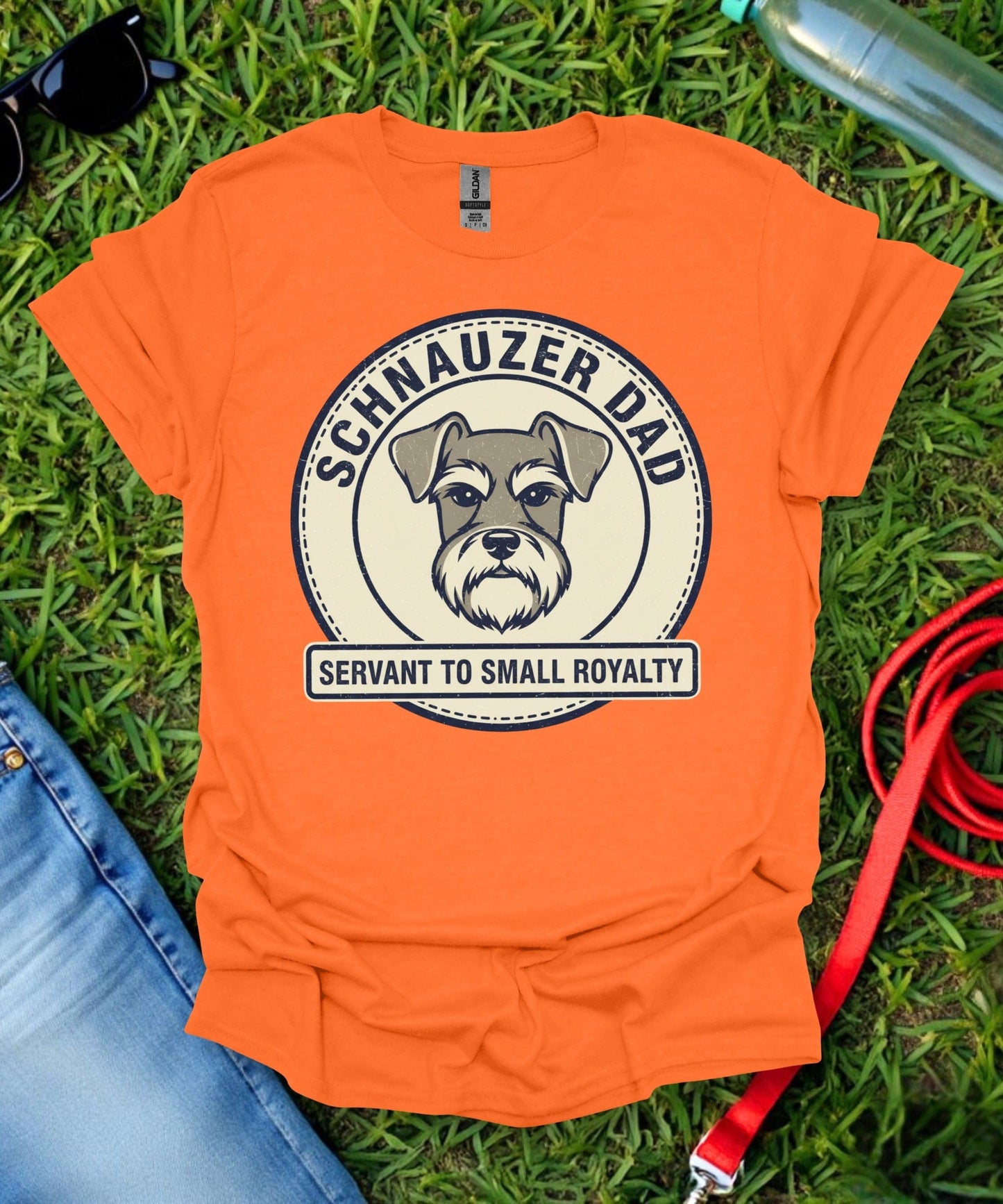 Schnauzer Dad Servant T-Shirt