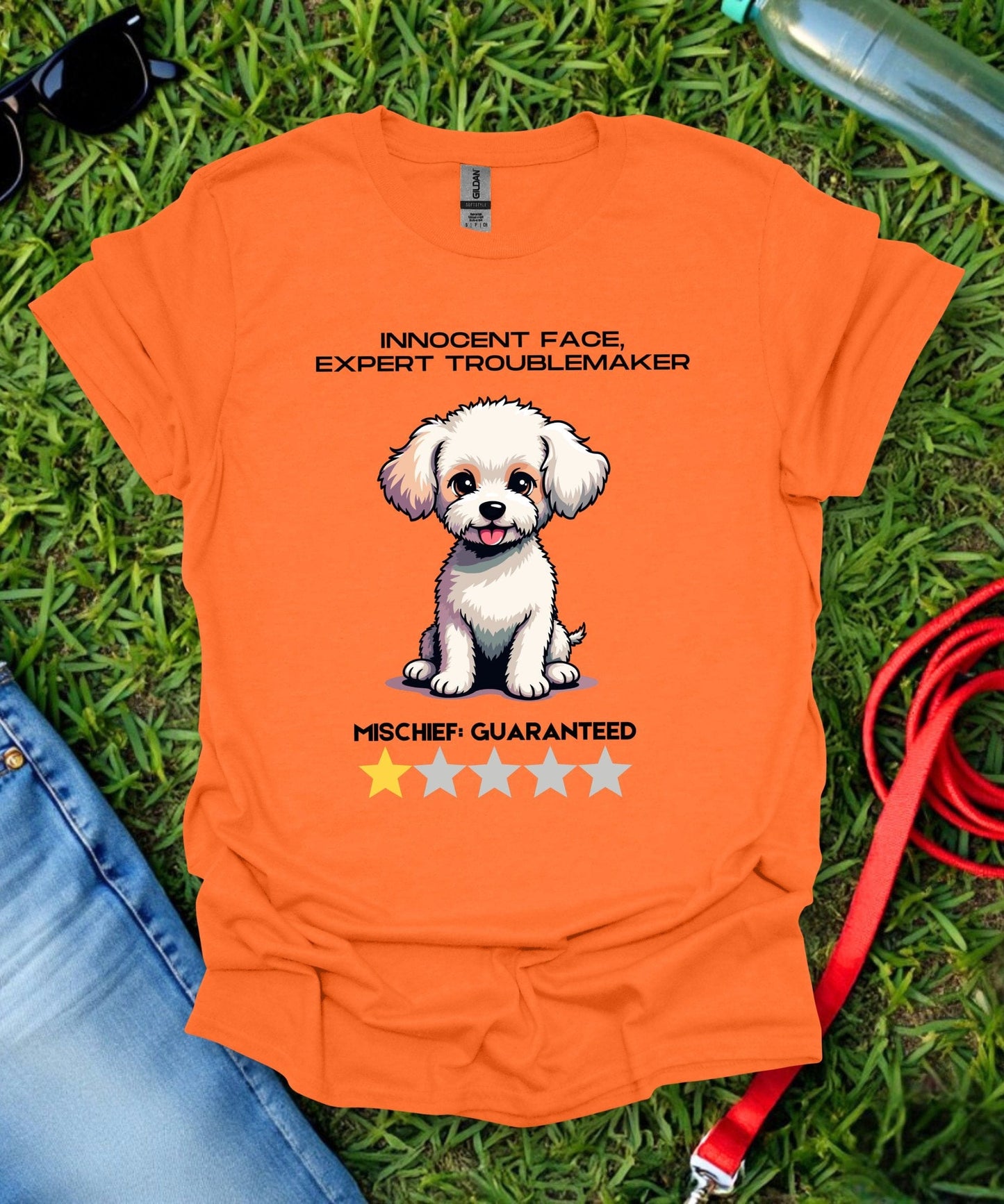 One Star Bichon Review T-Shirt