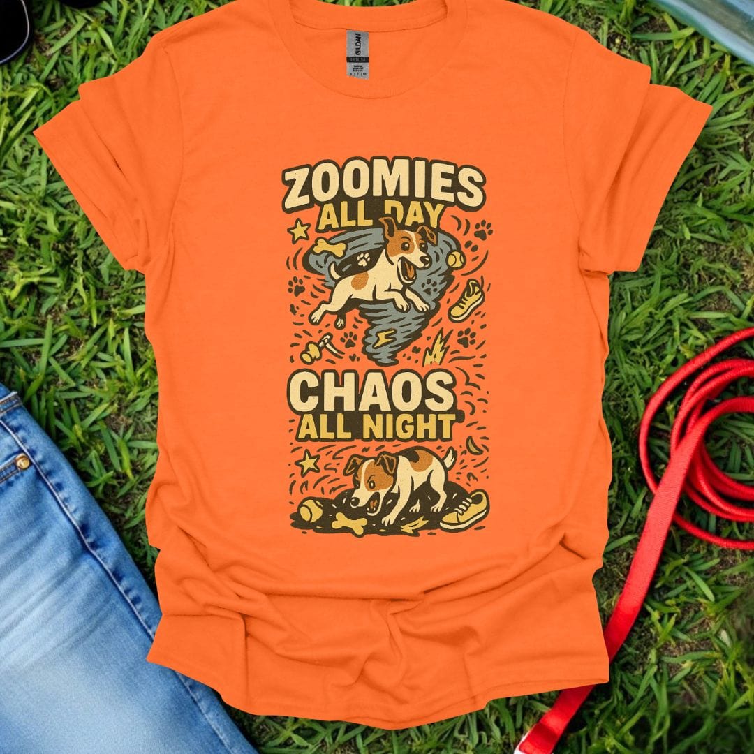 Jack Russell Zoomies All Day T-Shirt
