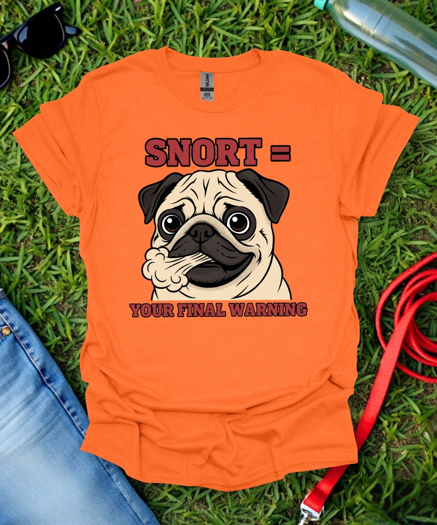 Pug Warning T-Shirt