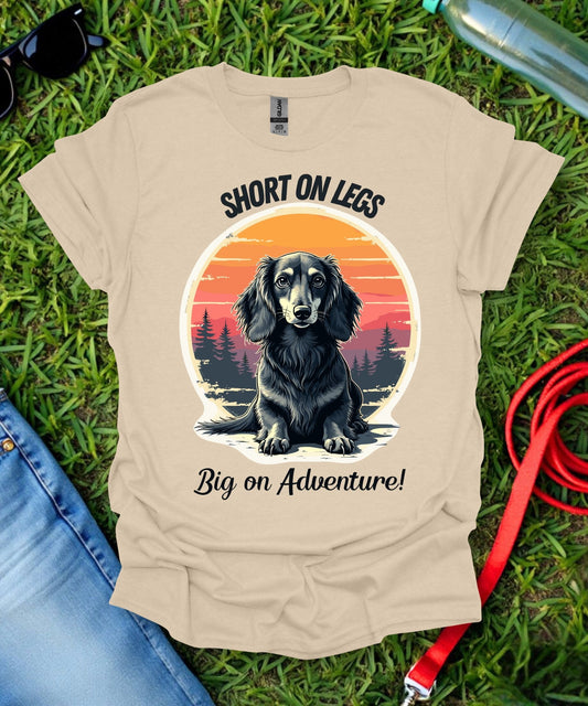 Adventure Dachshund (Long haired) T-Shirt