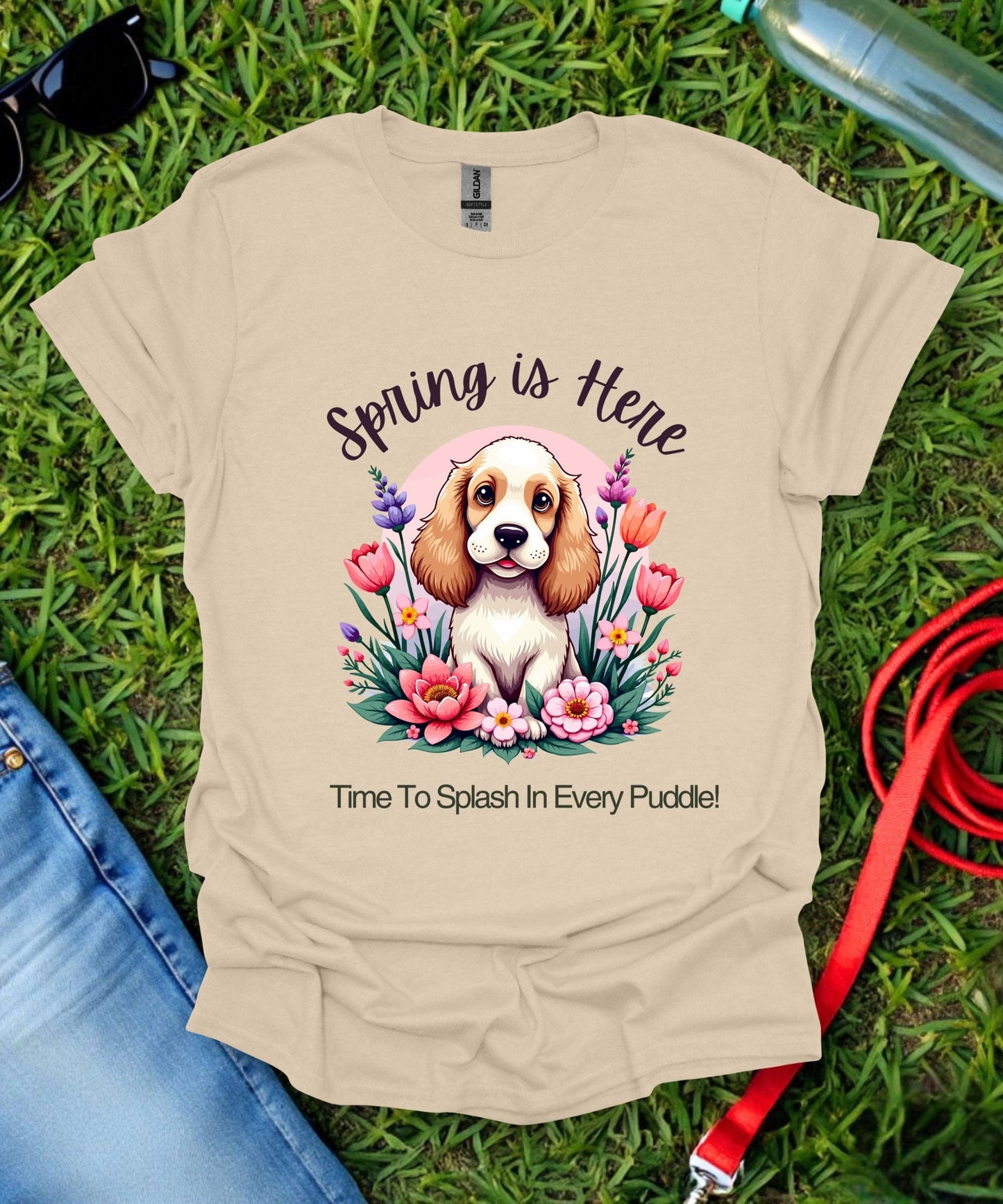 Spaniel Springtime T-Shirt