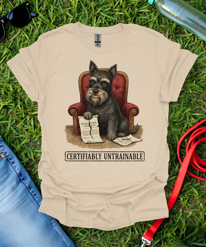 Certifiably Schnauzer T-Shirt