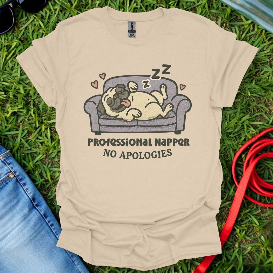 No Apologies Pug T-Shirt